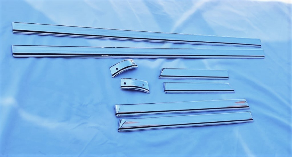 Jogo Frisos Ford F100 Capo Paralama Traseiro Cabine Lateral