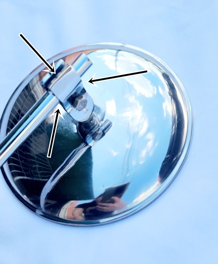 ESPELHO RETROVISOR KOMBI CORUJINHA